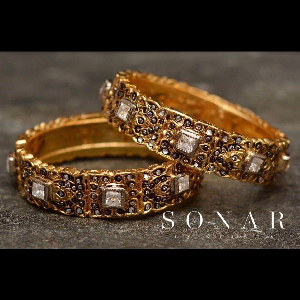Diamond Cut Bangle K-101