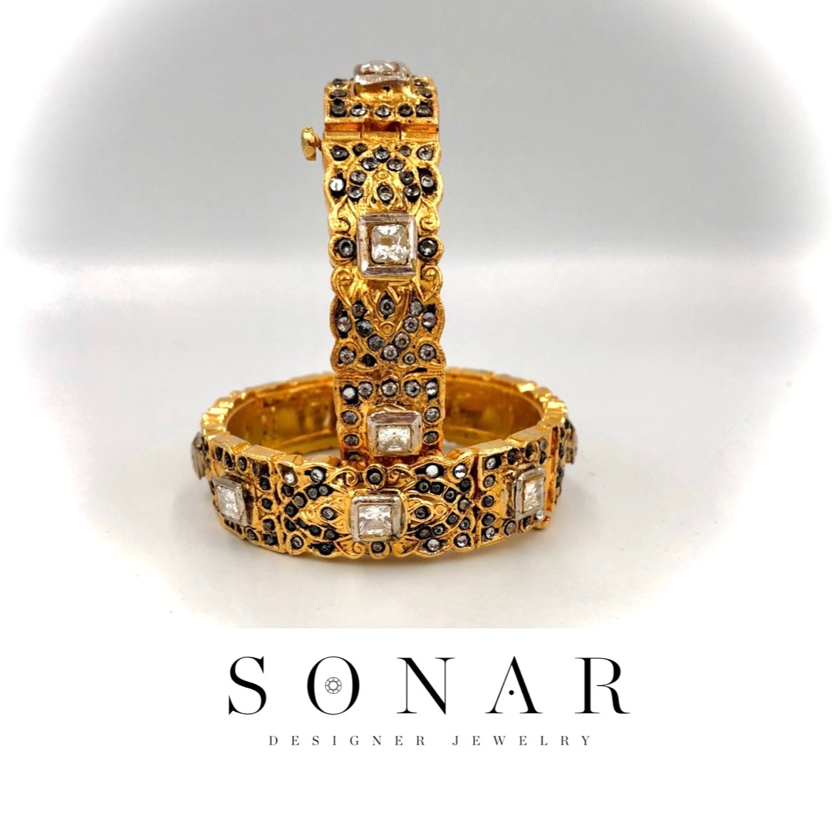 Diamond Cut Bangle K-101